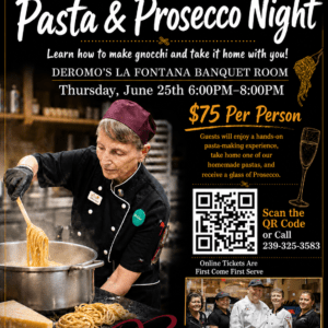 Pasta & Prosecco Night 6/25/2026