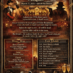 Murder at Gatsby's Gala by DeRomo's 3/27/2026