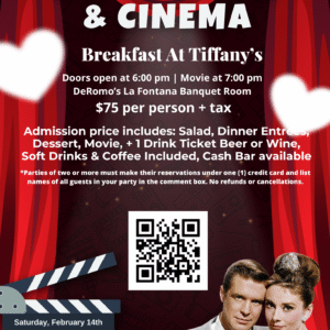 DeRomos Candlelight & Cinema 2/14/26