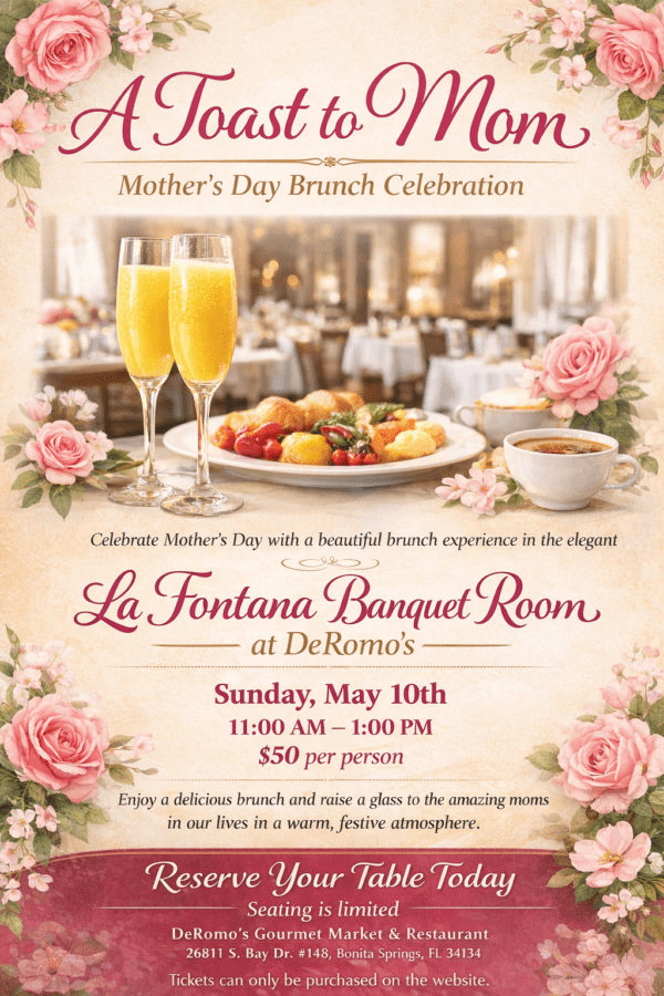 🌸 A Toast to Mom 🌸 Mother’s Day Brunch Celebration 5/10/2026