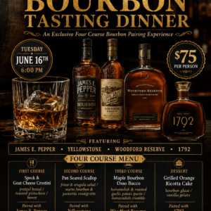 Bourbon Tasting Dinner 6/16/26